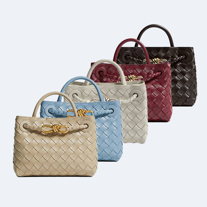 bottega veneta mini andiamo woven tote bag #874957